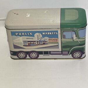 Publix Markets Multicolor Collectible Tin Storage Truck Box